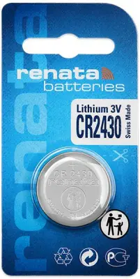 Gumbna baterija CR 2430 litijeva Renata CR2430 285 mAh 3 V\, 1 kos