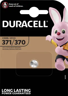 Duracell gumbne celice 371 1.55 V 1 kos 40 mAh srebrovo-oksidni SR69