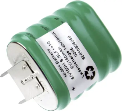 Varta V5/150H-SLF ++/- gumbni akumulator 150H NiMH 150 mAh 6 V 1 kos