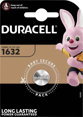 Duracell gumbne celice CR 1632 3 V 1 kos  litij DL1632