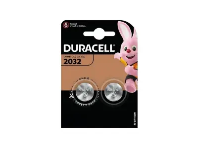 Duracell gumbne celice CR 2032 3 V 2 kos 220 mAh litij Elektro 2032