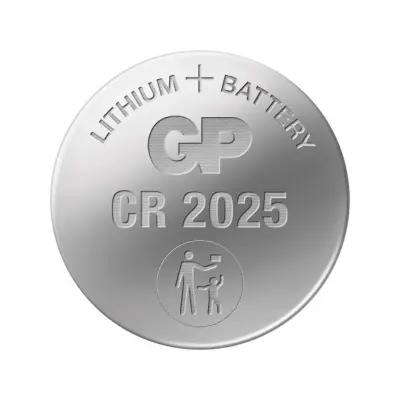 GP Batteries gumbne celice CR 2025 3 V 1 kos 160 mAh litij GPCR2025STD714C1
