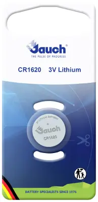 Jauch Quartz gumbne celice CR 1620 3 V 1 kos 75 mAh litij