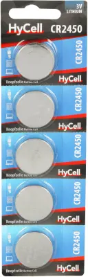 HyCell gumbne celice CR 2450 3 V 5 kos  litij CR2450