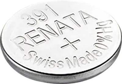 Gumbna baterija 391 srebrovo-oksidna Renata SR55 primerna za visoke tokove 50 mAh 1.55 V\, 1 kos