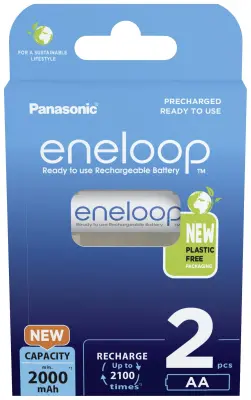 eneloop eneloop HR06 mignon (AA)-akumulator NiMH 2000 mAh 1.2 V 2 kos