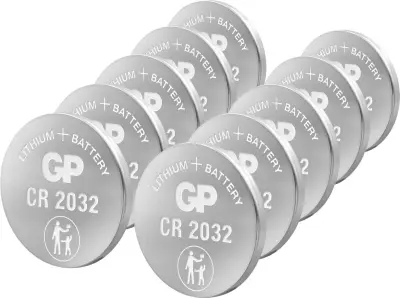 GP Batteries gumbne celice CR 2032 3 V 10 kos  litij GPCR2032STD900C10