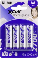 XCell X2700AA B4 mignon (aa)-akumulator NiMH 2700 mAh 1.2 V 4 kos