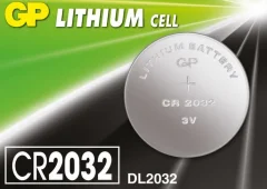GP Batteries GPCR2032STD147C5 gumbne celice CR 2032 litij 220 mAh 3 V 5 kos