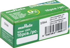 Murata SR44-PBWW gumbne celice 303 srebrovo-oksidni 150 mAh 1.55 V 10 kos