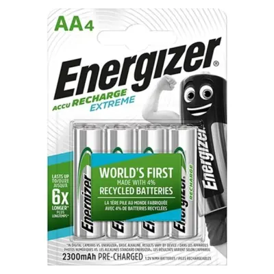 Mignon (AA)-akumulator NiMH Energizer Extreme HR06 2300 mAh 1.2 V 4 kosov
