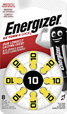 Gumbna baterija ZA 10 cink-zrak Energizer PR70 baterija za slušni aparat 91 mAh 1.4 V\, 8 kosov