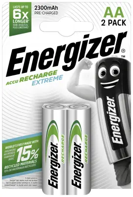 Mignon (AA)-akumulator NiMH Energizer Extreme HR06 2300 mAh 1.2 V 2 kosov