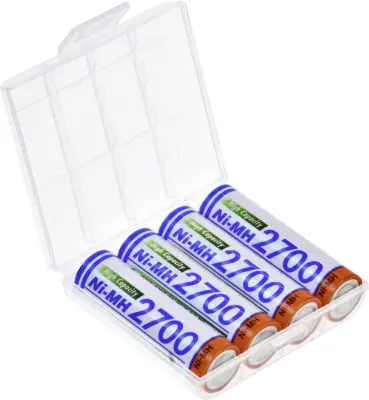 Panasonic HR-3U + box mignon (aa)-akumulator NiMH 2700 mAh 1.2 V 4 kos