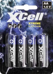 XCell XTREME FR6/L91 mignon (aa)-baterija litij  1.5 V 4 kos