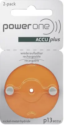 Powerone P13 akumulatorska baterija za slušni aparat ZA 13 NiMH 28 mAh 1.2 V 2 kos
