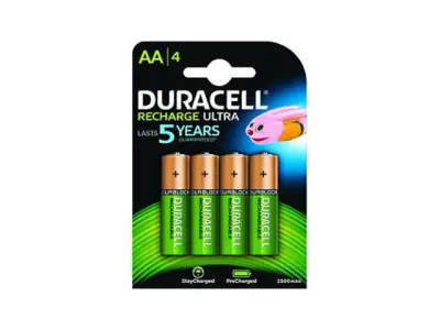 Mignon (AA) akumulator NiMH Duracell PreCharged HR06 2400 mAh 1.2 V 4 kosi