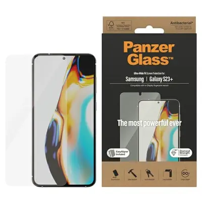 SZKŁO HARTOWANE PANZERGLASS ULTRA-WIDE FIT Z APLIKATOREM NA SAMSUNG GALAXY S23+