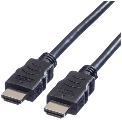 Value HDMI priključni kabel HDMI-A  vtič 20.00 m črna 11.99.5548 zaščiten HDMI kabel