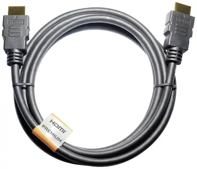 Maxtrack HDMI priključni kabel HDMI-A  vtič\, HDMI-A  vtič 2.00 m črna C 215-2 L #####4K UHD HDMI kabel