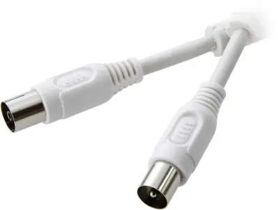 Antenski priključni kabel [1x antenski vtikač 75 - 1x antenski vtičnica 75 ] 1.50 m 90 dB mit Ferritkern bel SpeaKa Professional