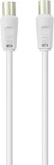 Belkin antene\, SAT priključni kabel [1x 75 Ω antenski moški konektor - 1x 75 Ω antenski ženski konektor] 5.00 m 75 dB  bela