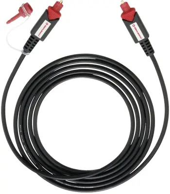 Kabel Oehlbach Red Opto Star\,konektor Toslink\, 5 m\, črne barve 6007