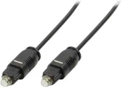 LogiLink Toslink digital audio priključni kabel  10.00 m črna (mat)