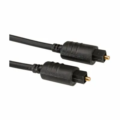 Value Toslink digital audio priključni kabel [1x moški konektor Toslink (ODT) - 1x moški konektor Toslink (ODT)] 5.00 m črna