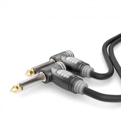 Sommer Cable HBA-6A-0150 klinker avdio priključni kabel [1x klinken vtič 6.3 mm (mono) - 1x klinken vtič 6.3 mm (mono)] 1.50 m črna