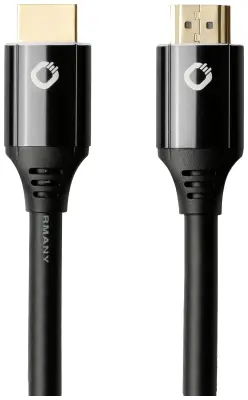 Oehlbach HDMI priključni kabel HDMI-A  vtič\, HDMI-A  vtič 5.00 m črna D1C92496 #####8K UHD\, pozlačeni konektorji HDMI kabel