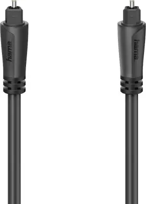 Hama Toslink digital audio priključni kabel [1x moški konektor Toslink (ODT) - 1x moški konektor Toslink (ODT)] 1.5 m črna
