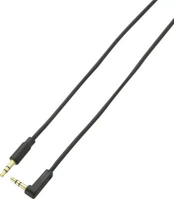 SpeaKa Professional SP-7870060 klinker avdio kabel [1x 3,5mm banana moški konektor - 1x 3,5mm banana moški konektor] 1 m črna pozlačeni konektorji, su