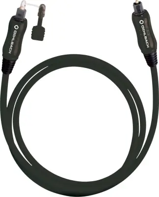 Toslink digitalni-avdio priključni kabel [1x Toslink-vtič (ODT) - 1x Toslink-vtič (ODT)] 2 m črna Oehlbach OPTO Star Black