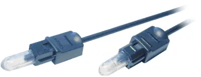 SpeaKa Professional Toslink digital audio priključni kabel [1x moški konektor Toslink (ODT) - 1x moški konektor Toslink (ODT)] 1.00 m črna
