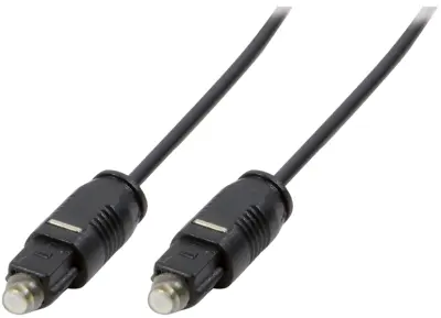 LogiLink Toslink digital audio priključni kabel  1.50 m črna (mat)
