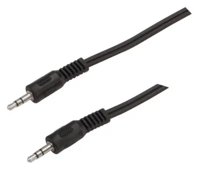 Bachmann 918.010 klinker avdio priključni kabel [1x 3\,5 mm banana moški konektor - 1x 3\,5 mm banana moški konektor] 1.50 m črna