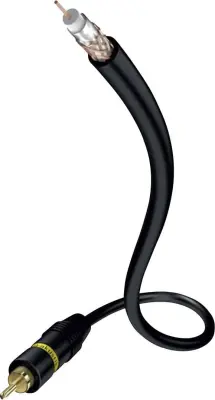 Inakustik Star II Cinch priključni kabel Cinch-vtič/ Cinch-vtič črna 0\,75 m 00316207