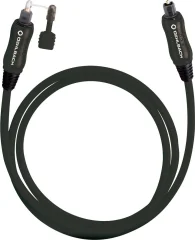 Toslink digitalni-avdio priključni kabel [1x Toslink-vtič (ODT) - 1x Toslink-vtič (ODT)] 0.50 m črna Oehlbach OPTO Star Black
