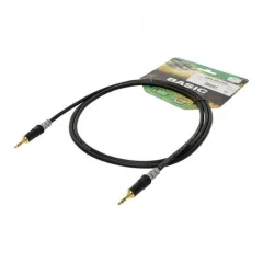 Sommer Cable HBA-3S-0300 klinker avdio priključni kabel [1x 3\,5 mm banana moški konektor - 1x 3\,5 mm banana moški konektor] 3.00 m črna