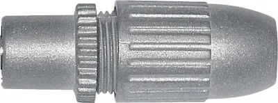 Coax IEC konektor\, naravnost  Premer kabla: 6.8 mm