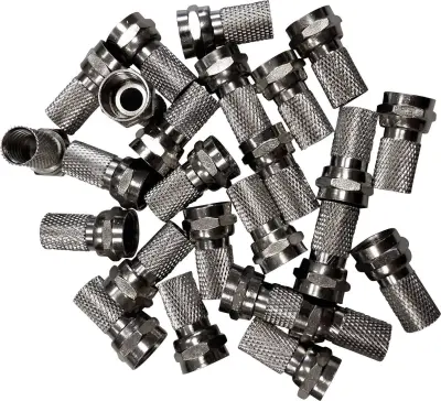 F priključek nastavljen  Premer kabla: 7 mm