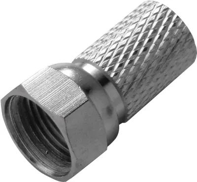 Schwaiger FST7510241 F-konektor  Priključki: F-vtič Premer kabla: 7.5 mm 10 kos