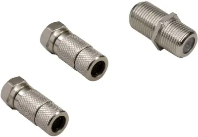 BKL Electronic 0403536 set F- konektorja  Priključki: F-vtič\, F-vtičnica\, F-vtič Premer kabla: 7.50 mm 1 set