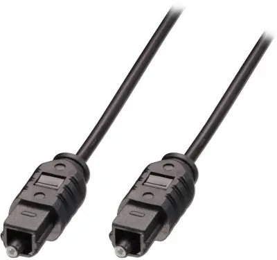 LINDY Toslink digital audio priključni kabel [1x moški konektor Toslink (ODT) - 1x moški konektor Toslink (ODT)] 10.00 m siva
