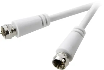SAT priključni kabel SpeaKa Professional\, [1x F-vtikač - 1x F-vtikač]\, 10 m\, 75 dB\, bela