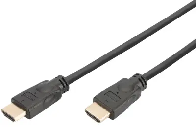 Digitus HDMI priključni kabel HDMI-A  vtič\, HDMI-A  vtič 2.00 m črna DB-330123-020-S #####4K UHD\, avdio povratni kanal HDMI kabel