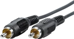 Value cinch video priključni kabel [1x moški cinch konektor - 1x moški cinch konektor] 10.00 m črna