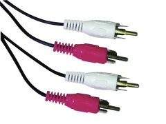 Schwaiger CIK025053 cinch avdio priključni kabel [2x moški cinch konektor - 2x moški cinch konektor] 2.50 m črna