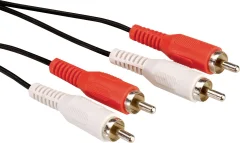 Value cinch video priključni kabel [2x moški cinch konektor - 2x moški cinch konektor] 2.50 m črna